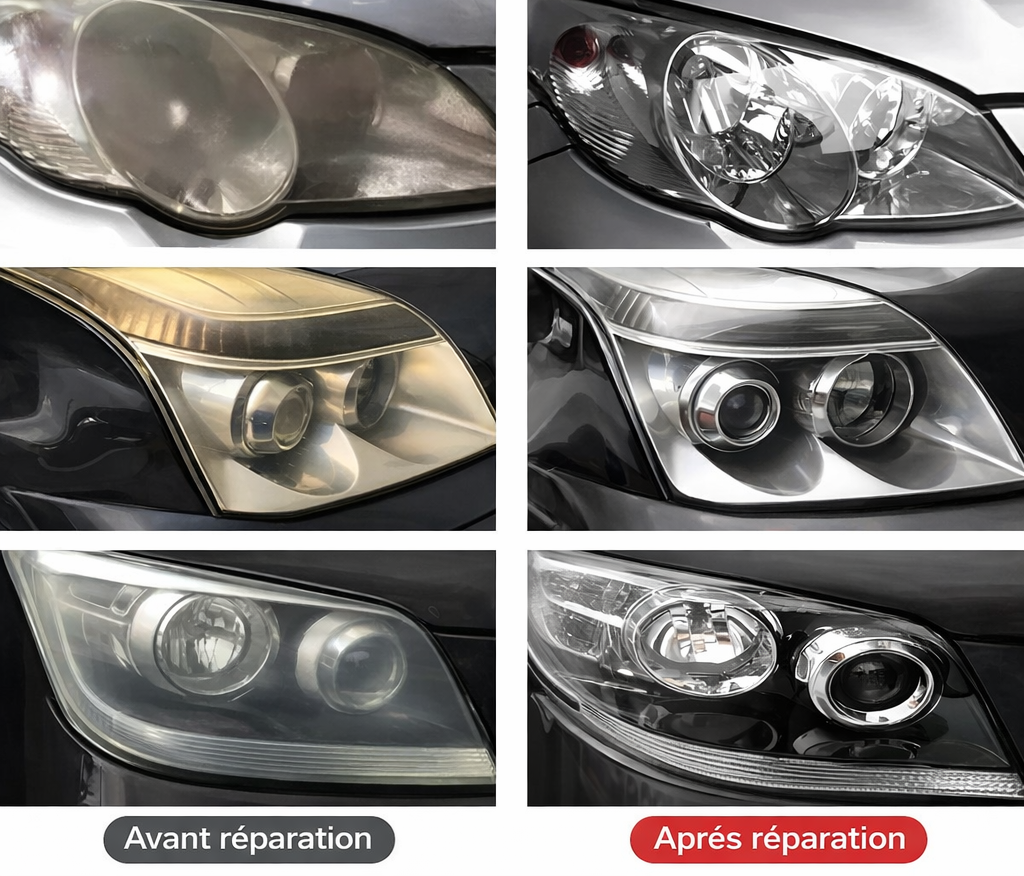 Headlight Restoration Polish Kit