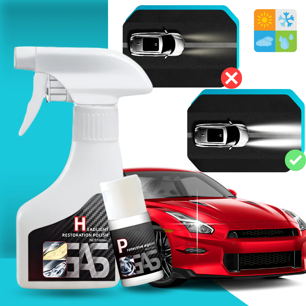 Headlight Restoration Polish Kit