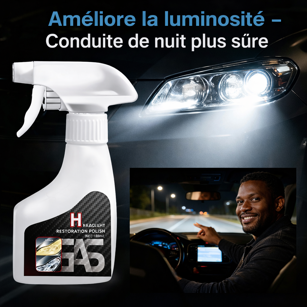 Headlight Restoration Polish Kit